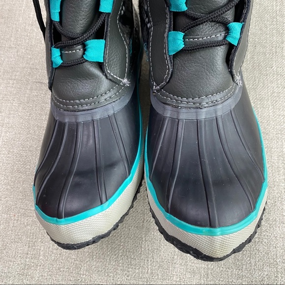 Western Chief Teal Speed Lace-Up Knit Boot - Picture 6 of 12